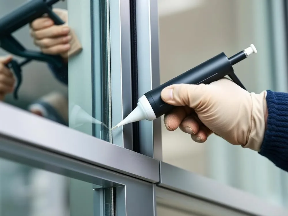 Curtain wall re-caulk remediation — Weatherproofing & silicone